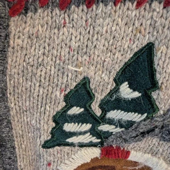 Plus Size Christmas Zip Up Sweater - Picture 8 of 8